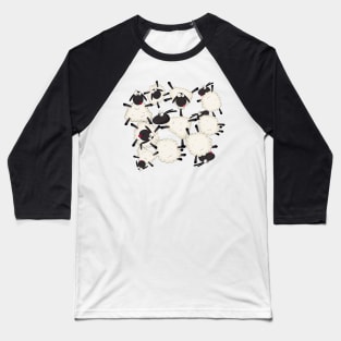 Crazy Sheep Baseball T-Shirt